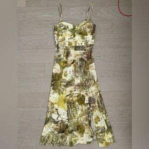 Zara sweetheart Midi Dress